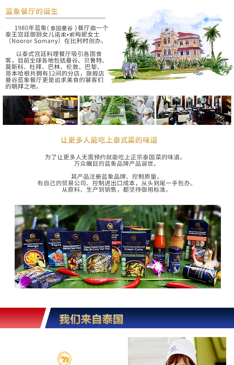 蓝象 红咖喱paste  220g【买2瓶减15】